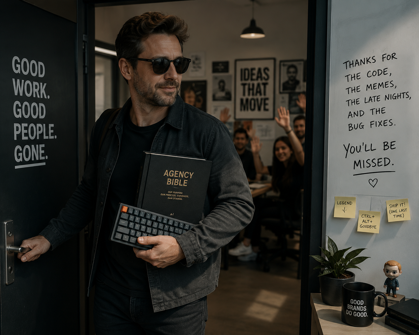 When John Left His Bible Left With Him