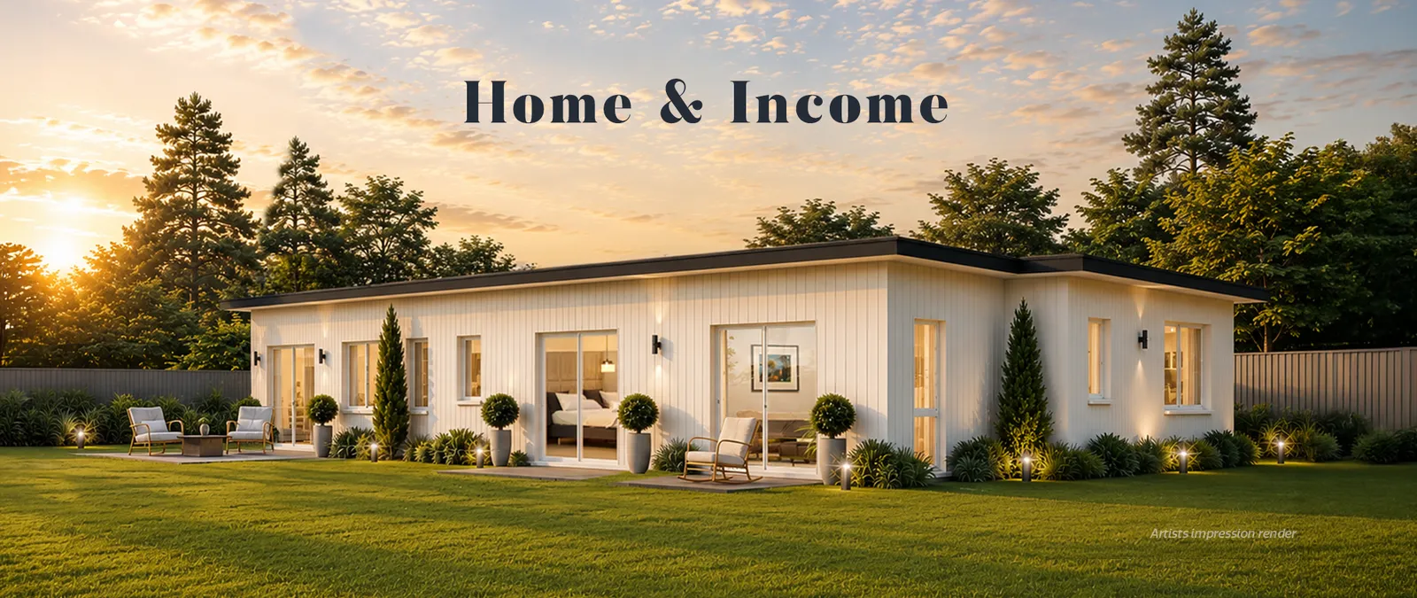 Home & Income Lakeside - Build Almost Complete!