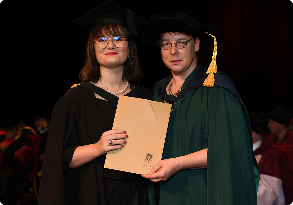 Paige Wyatt with award