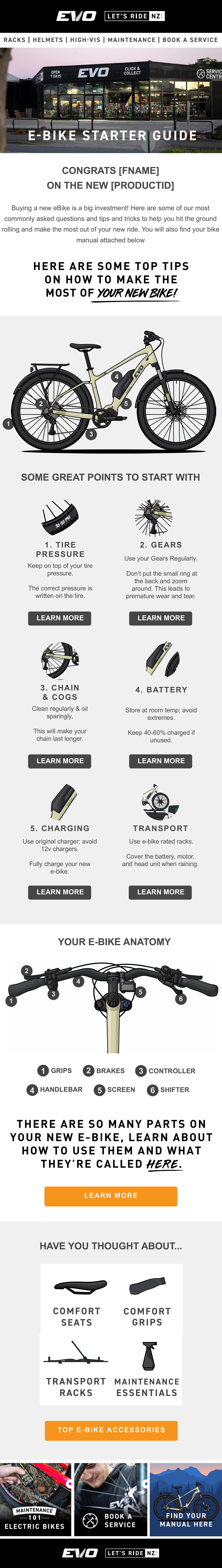 Evo E-Bike Email Campaign