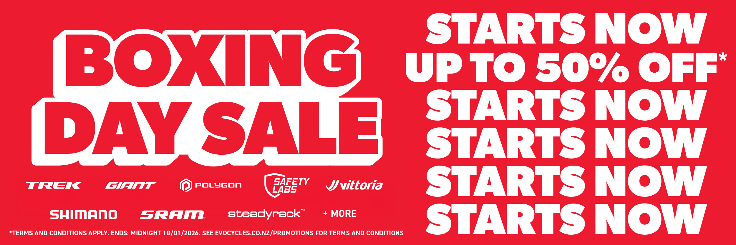 Boxing Day Sale Hero Banner